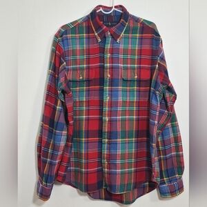 RALPH LAUREN  Multicolor Plaid Button-Down Shirt